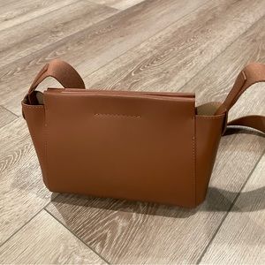 Everlane Mini Form Bag, Cognac